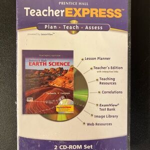 Prentice Hall: Teacher Express - Earth Science (CDROM, 2004, 2CD Set) New Sealed